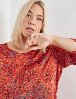 3/4 Arm Bluse Aus Nachhaltiger Qualität -Gerry Weber Verkäufe 34 arm bluse aus nachhaltiger qualitaet 100