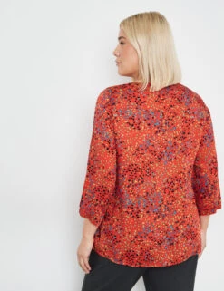 3/4 Arm Bluse Aus Nachhaltiger Qualität -Gerry Weber Verkäufe 34 arm bluse aus nachhaltiger qualitaet 104