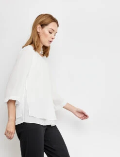 Gerry Weber 3/4 Arm Bluse Im Lagenlook -Gerry Weber Verkäufe 34 arm bluse im lagenlook 102