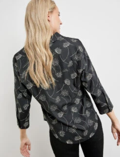 Taifun 3/4 Arm Bluse Mit Abgerundetem Saum 12 Taifun 3/4 Arm Bluse Mit Abgerundetem Saum -Gerry Weber Verkäufe 34 arm bluse mit abgerundetem saum 104