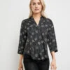Taifun 3/4 Arm Bluse Mit Abgerundetem Saum -Gerry Weber Verkäufe 34 arm bluse mit abgerundetem saum 110