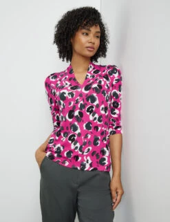 Taifun 3/4 Arm Shirt Mit Allover-Print -Gerry Weber Verkäufe 34 arm shirt mit allover print 102