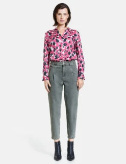 Taifun 3/4 Jeans Mit Bundfalten Mom -Gerry Weber Verkäufe 34 jeans mit bundfalten mom 01