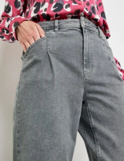 Taifun 3/4 Jeans Mit Bundfalten Mom -Gerry Weber Verkäufe 34 jeans mit bundfalten mom 100