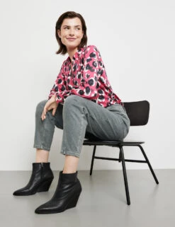 Taifun 3/4 Jeans Mit Bundfalten Mom -Gerry Weber Verkäufe 34 jeans mit bundfalten mom 102