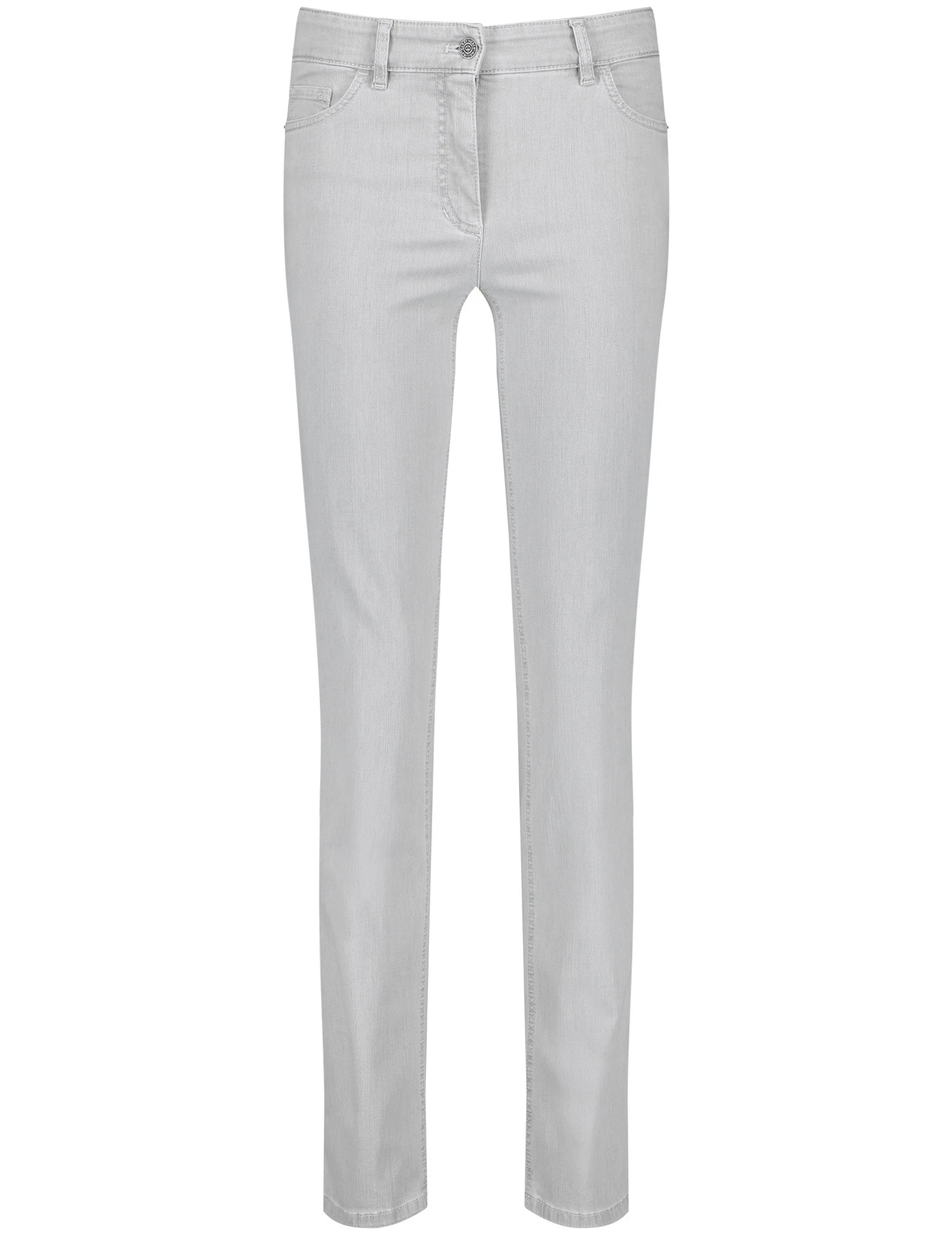 Gerry Weber 5-Pocket Jeans Straight FitKurzgröße 4 Gerry Weber 5-Pocket Jeans Straight FitKurzgröße – Bild 2