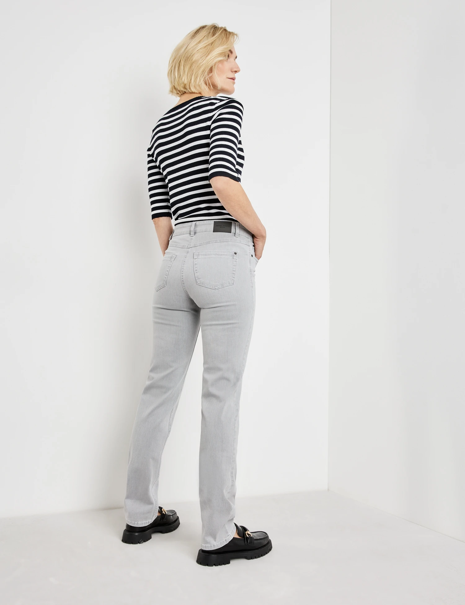 Gerry Weber 5-Pocket Jeans Straight FitKurzgröße 8 Gerry Weber 5-Pocket Jeans Straight FitKurzgröße – Bild 6