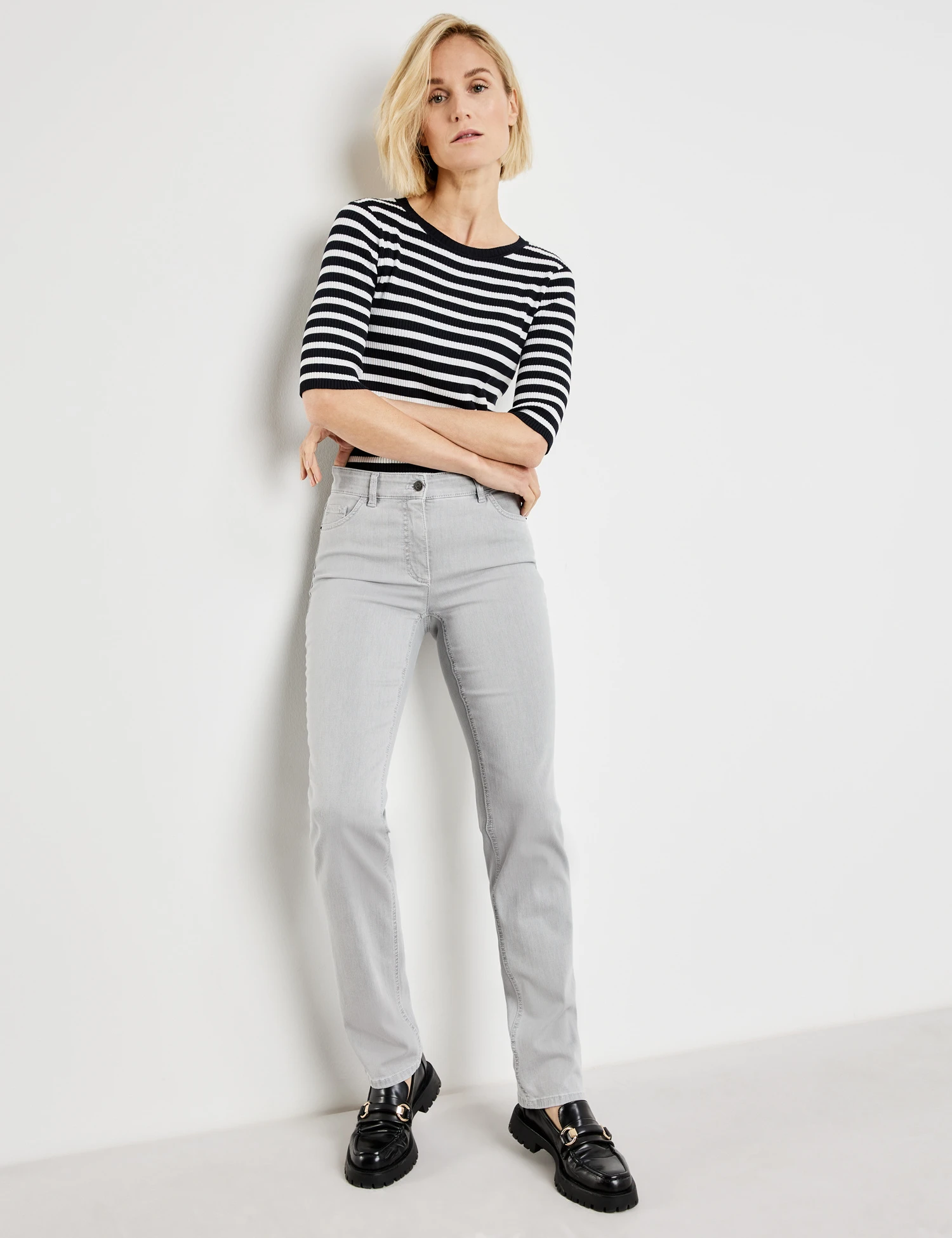 Gerry Weber 5-Pocket Jeans Straight FitKurzgröße 3 Gerry Weber 5-Pocket Jeans Straight FitKurzgröße