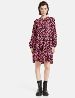 Taifun A-Linien-Kleid Mit Floral-Print -Gerry Weber Verkäufe a linien kleid mit floral print 01