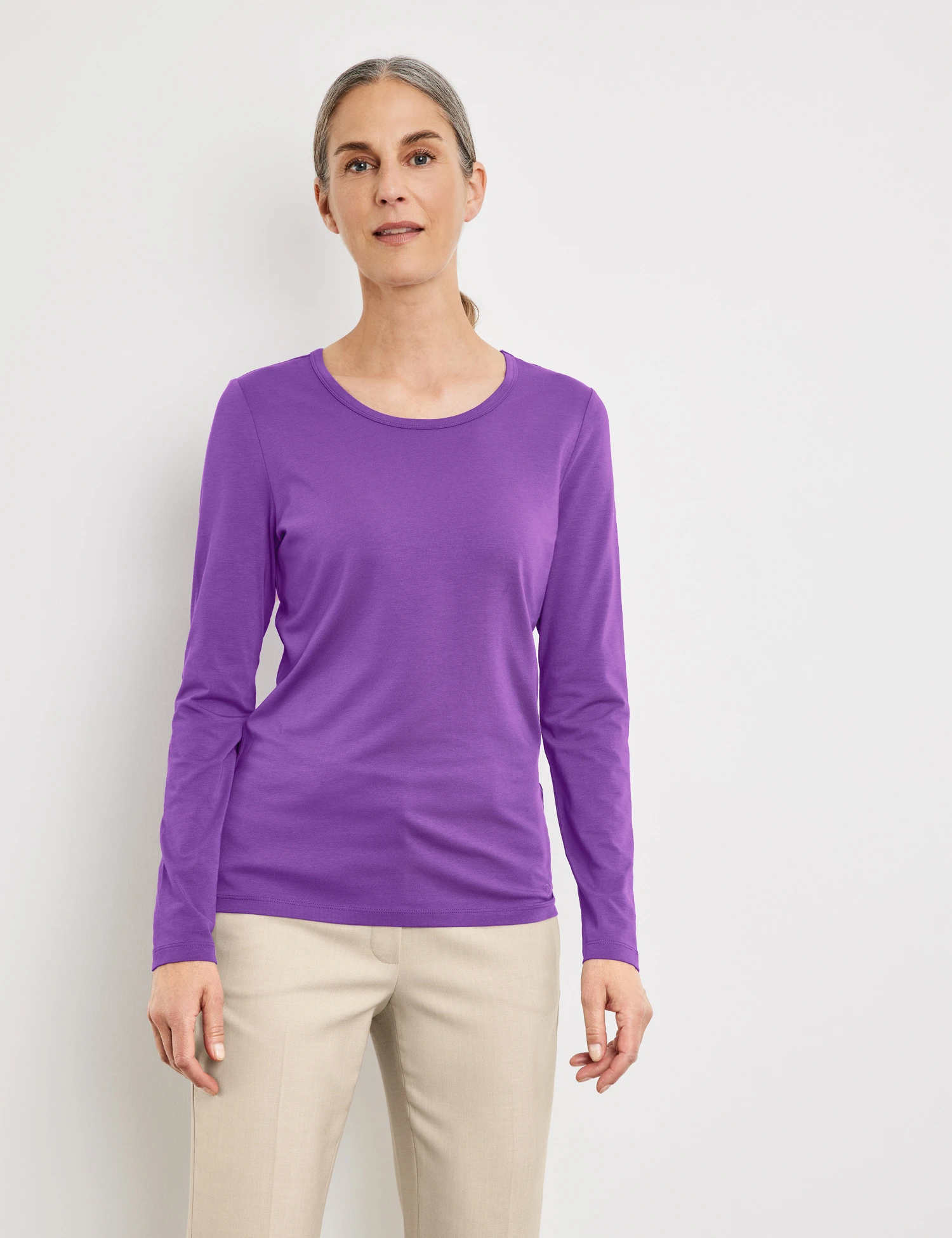 Gerry Weber Basic Langarmshirt Mit Stretchkomfort 3 Gerry Weber Basic Langarmshirt Mit Stretchkomfort