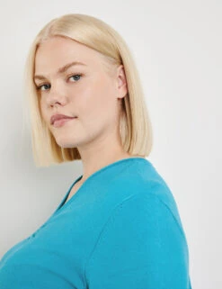 Basic Pullover Mit V-Ausschnitt -Gerry Weber Verkäufe basic pullover mit v ausschnitt 100