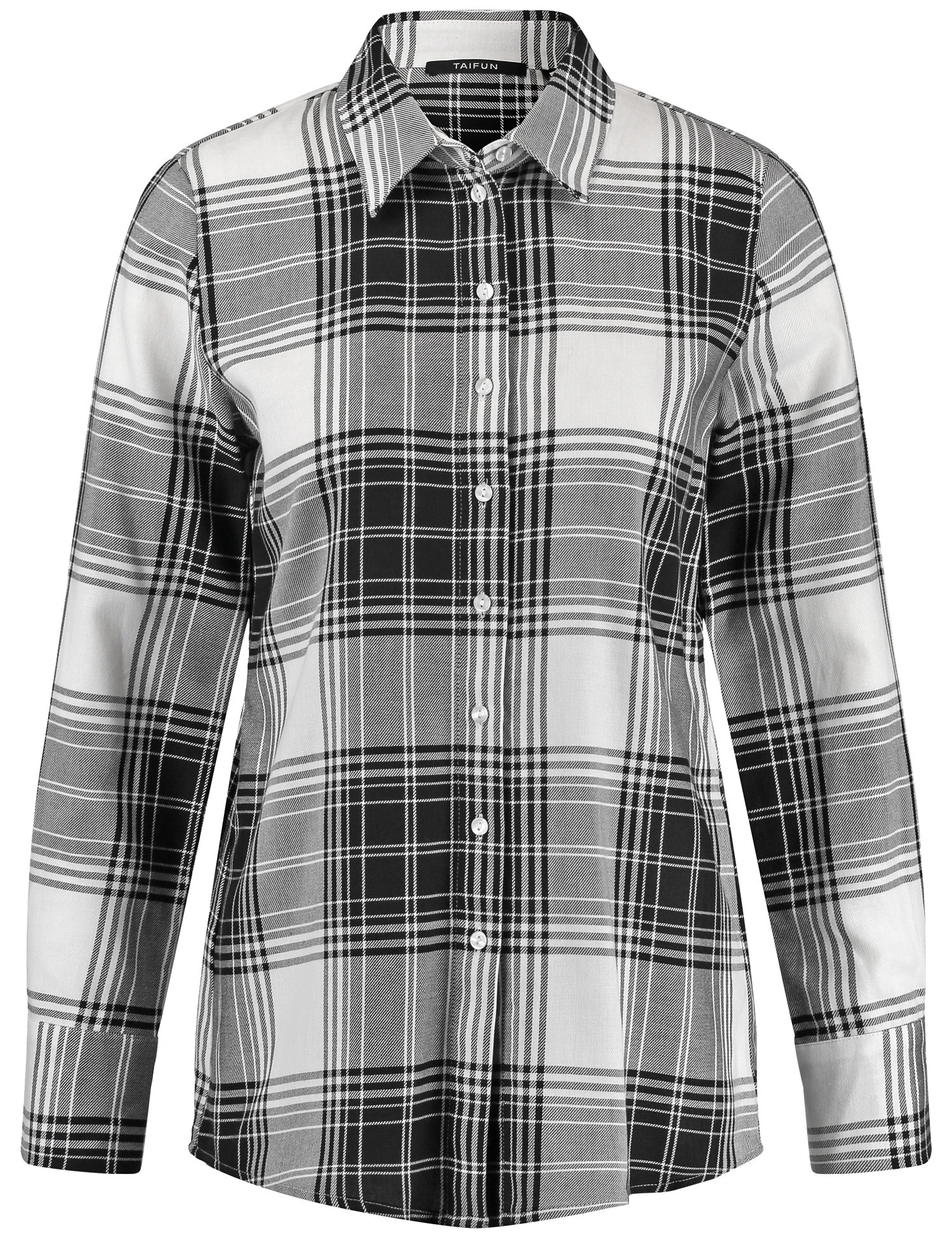 Taifun Baumwollbluse Mit Streifen In Batik-Optik 4 Taifun Baumwollbluse Mit Streifen In Batik-Optik – Bild 2