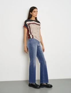 Gerry Weber Bedrucktes Blusenshirt Mit Gerafftem Saum -Gerry Weber Verkäufe bedrucktes blusenshirt mit gerafftem saum 102