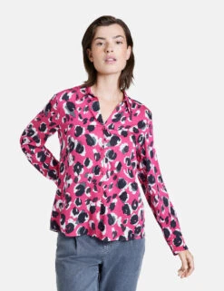 Taifun Bluse Mit Animal-Print -Gerry Weber Verkäufe bluse mit animal print 01
