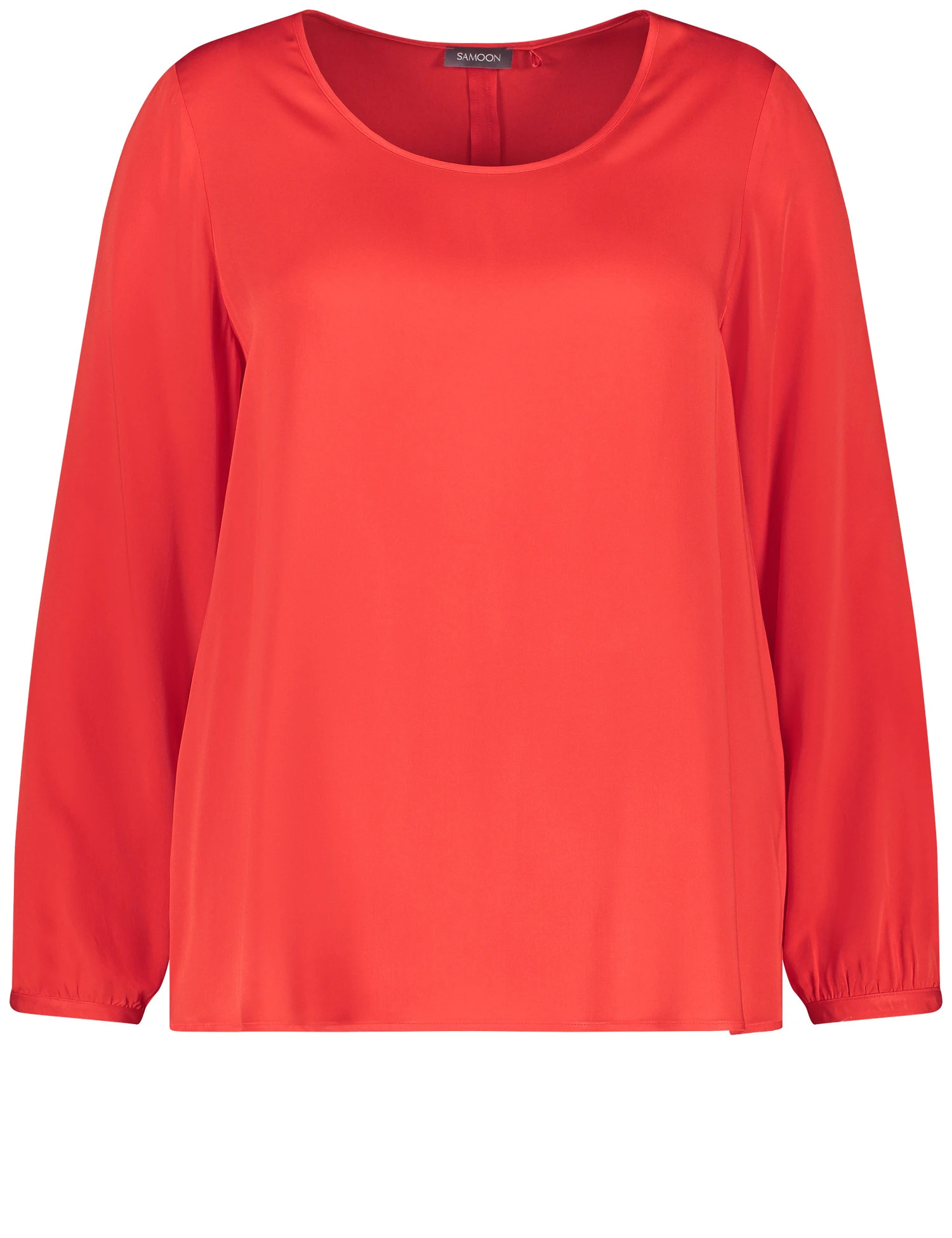 Blusenshirt Aus Matt Schimmerndem Satin 4 Blusenshirt Aus Matt Schimmerndem Satin – Bild 2