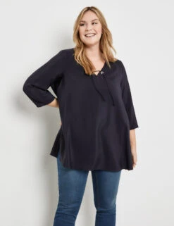 Blusenshirt Mit 3/4 Arm