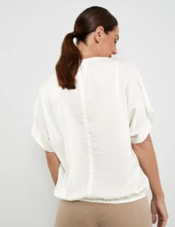 Gerry Weber Blusenshirt Mit Elastischem Saum -Gerry Weber Verkäufe blusenshirt mit elastischem saum 104