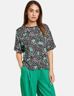 Taifun Blusenshirt Mit Kurzem Arm -Gerry Weber Verkäufe blusenshirt mit kurzem arm 01