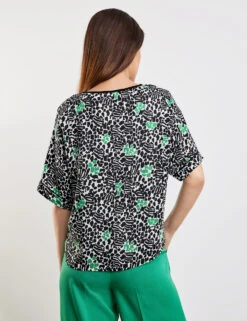 Taifun Blusenshirt Mit Kurzem Arm -Gerry Weber Verkäufe blusenshirt mit kurzem arm 104