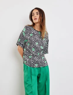 Taifun Blusenshirt Mit Kurzem Arm