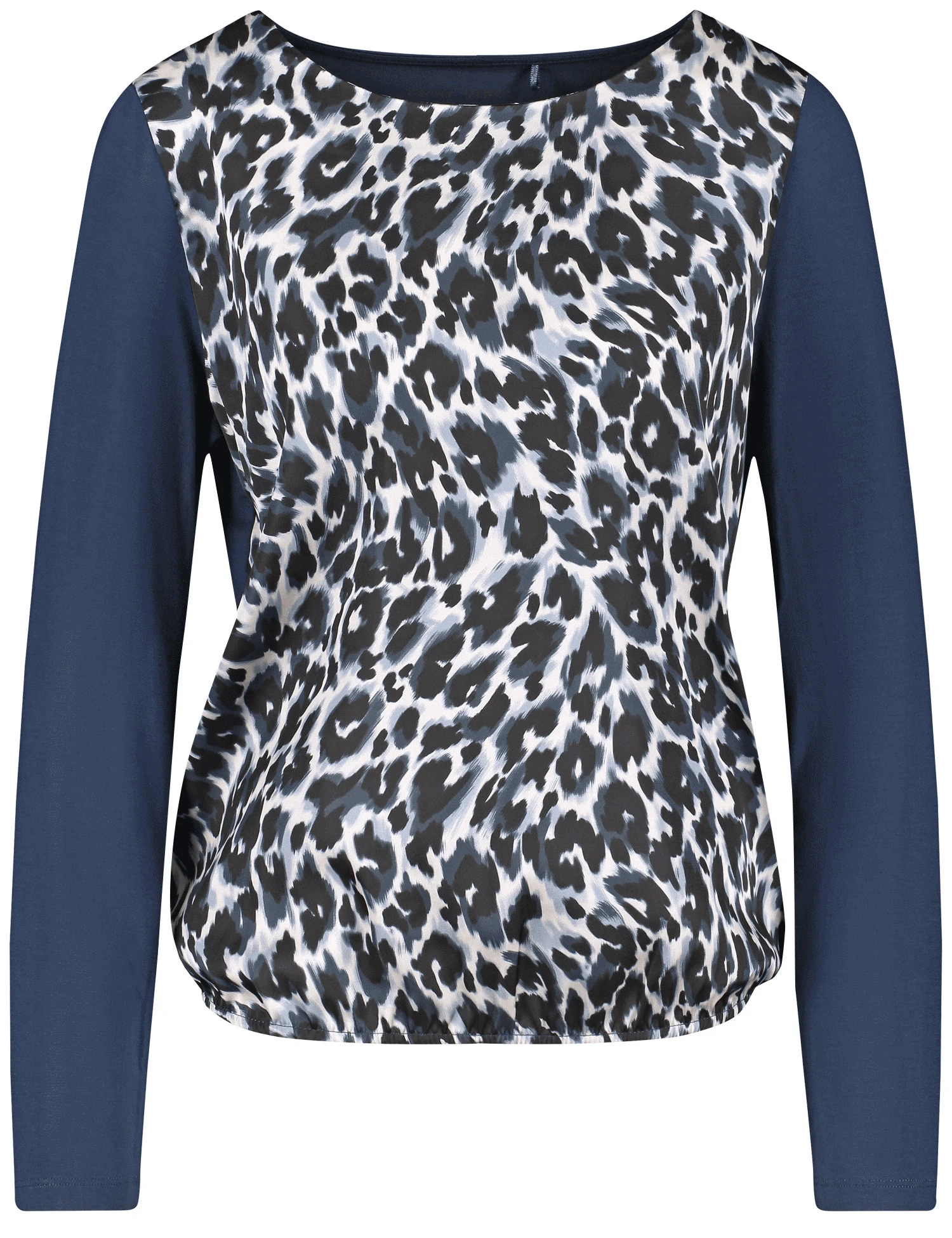Gerry Weber Blusenshirt Mit Material-Patch Und Animal-Print 4 Gerry Weber Blusenshirt Mit Material-Patch Und Animal-Print – Bild 2