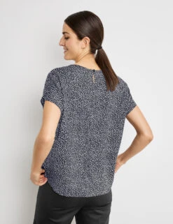 Gerry Weber Blusenshirt Mit Minimalmuster EcoVero -Gerry Weber Verkäufe blusenshirt mit minimalmuster ecovero 104