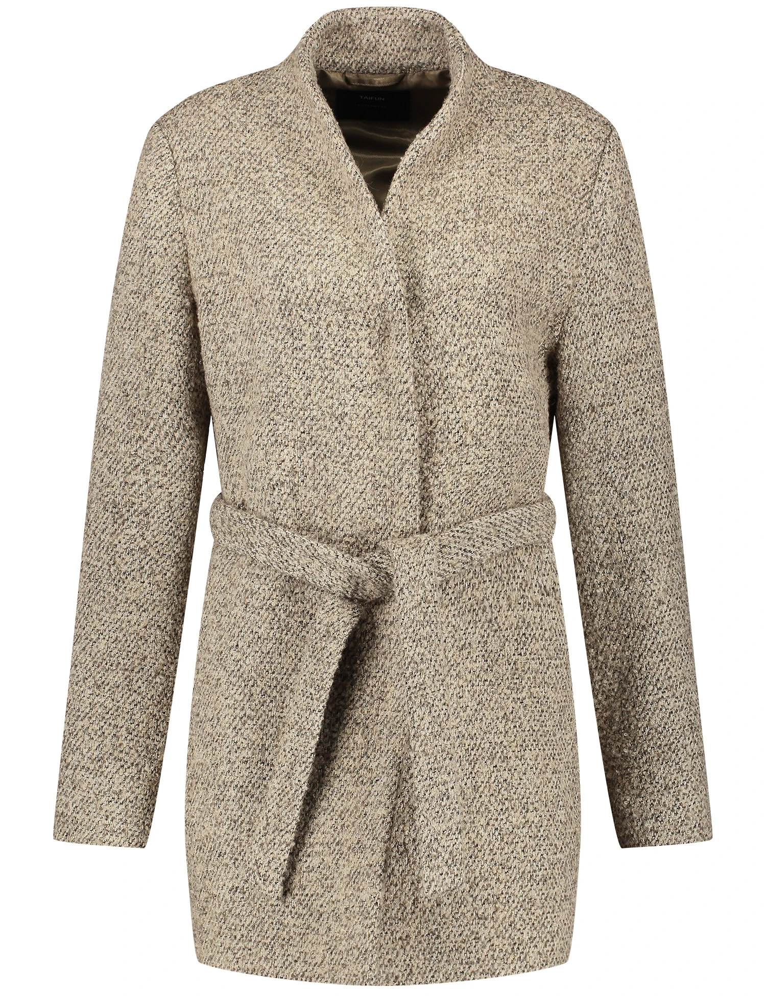 Taifun Bouclé-Jacke Mit Bindegürtel 4 Taifun Bouclé-Jacke Mit Bindegürtel – Bild 2