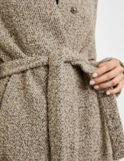 Taifun Bouclé-Jacke Mit Bindegürtel 12 Taifun Bouclé-Jacke Mit Bindegürtel -Gerry Weber Verkäufe boucl jacke mit bindeguertel 100