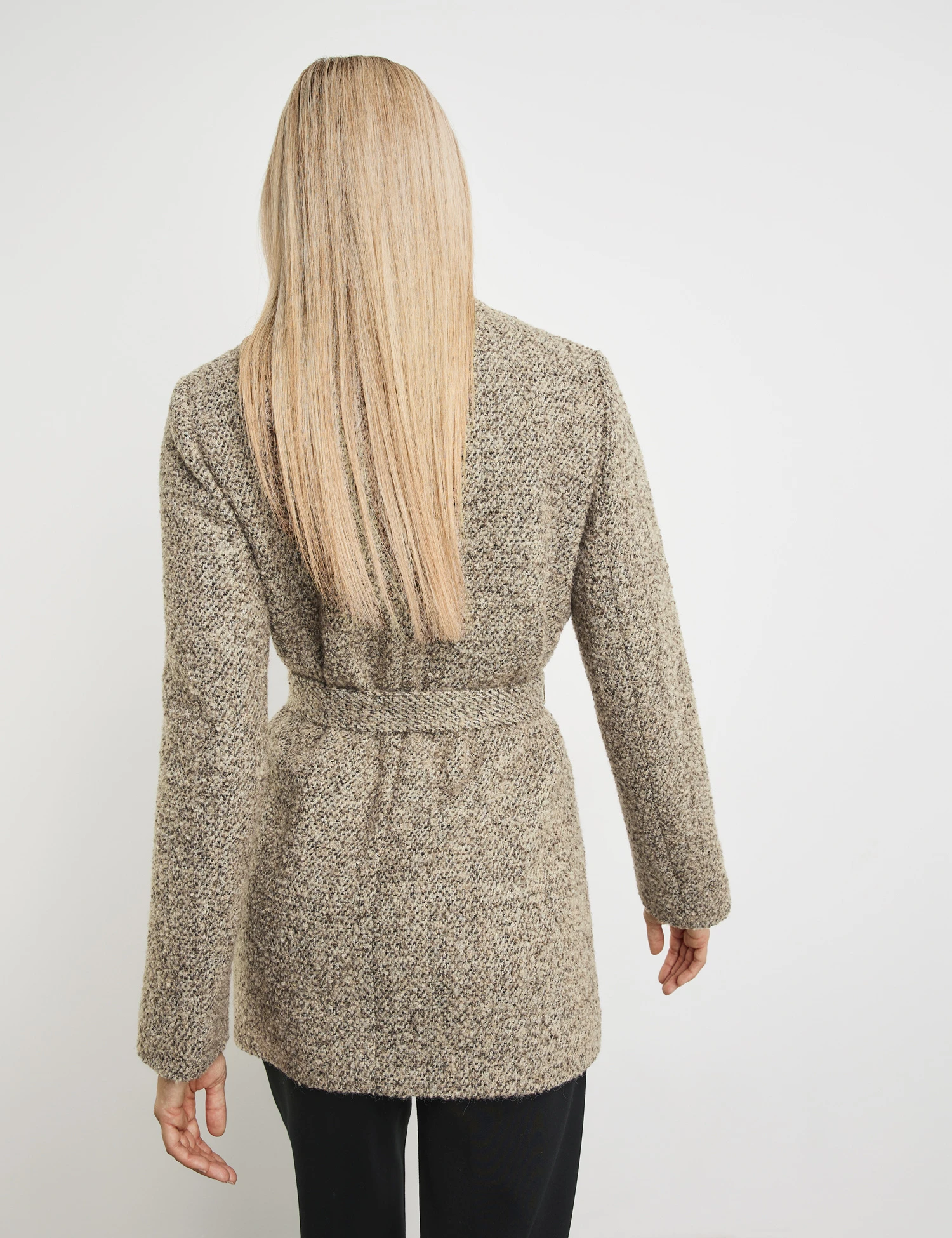 Taifun Bouclé-Jacke Mit Bindegürtel 8 Taifun Bouclé-Jacke Mit Bindegürtel – Bild 6