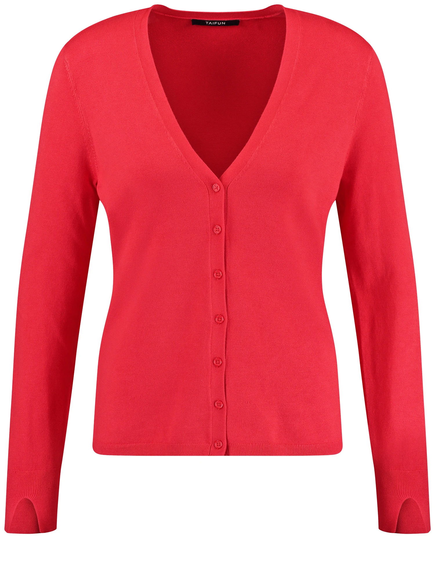 Taifun Cardigan Aus Feinstrick Mit Geschlitztem Ärmel 4 Taifun Cardigan Aus Feinstrick Mit Geschlitztem Ärmel – Bild 2