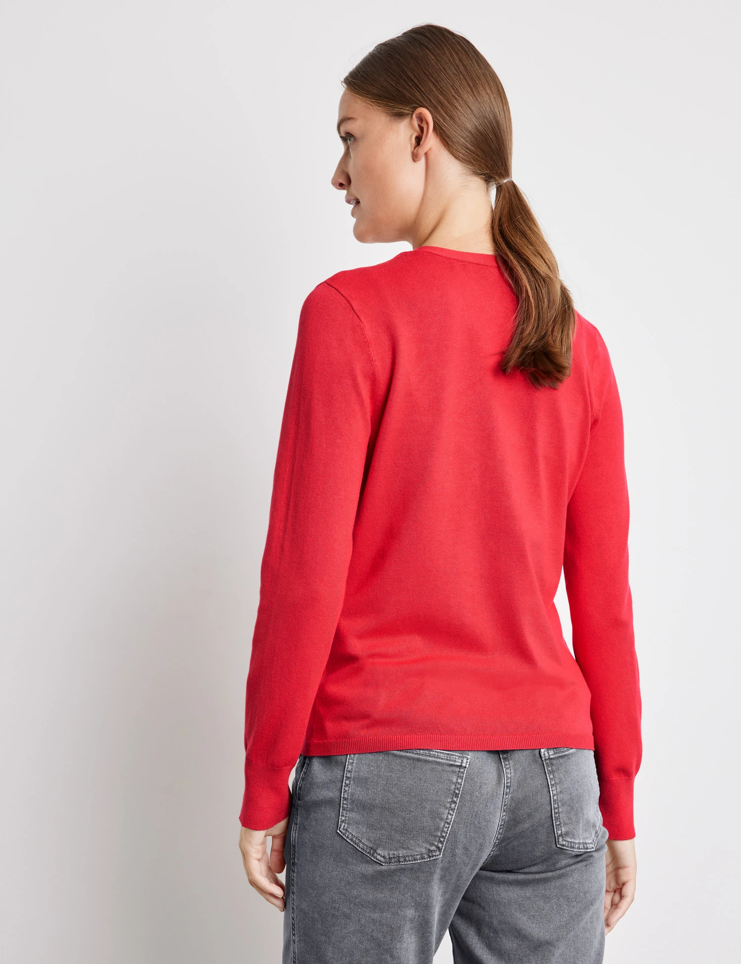 Taifun Cardigan Aus Feinstrick Mit Geschlitztem Ärmel 7 Taifun Cardigan Aus Feinstrick Mit Geschlitztem Ärmel – Bild 5