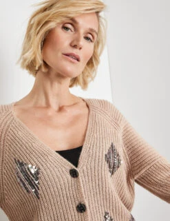 Gerry Weber Cardigan Mit Pailletten-Dekor -Gerry Weber Verkäufe cardigan mit pailletten dekor 100