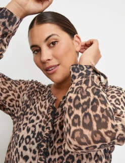 Crêpe-Kleid Mit Leo-Print -Gerry Weber Verkäufe crpe kleid mit leo print 100