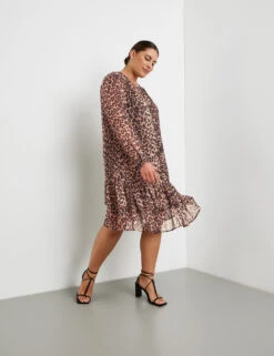 Crêpe-Kleid Mit Leo-Print -Gerry Weber Verkäufe crpe kleid mit leo print 102