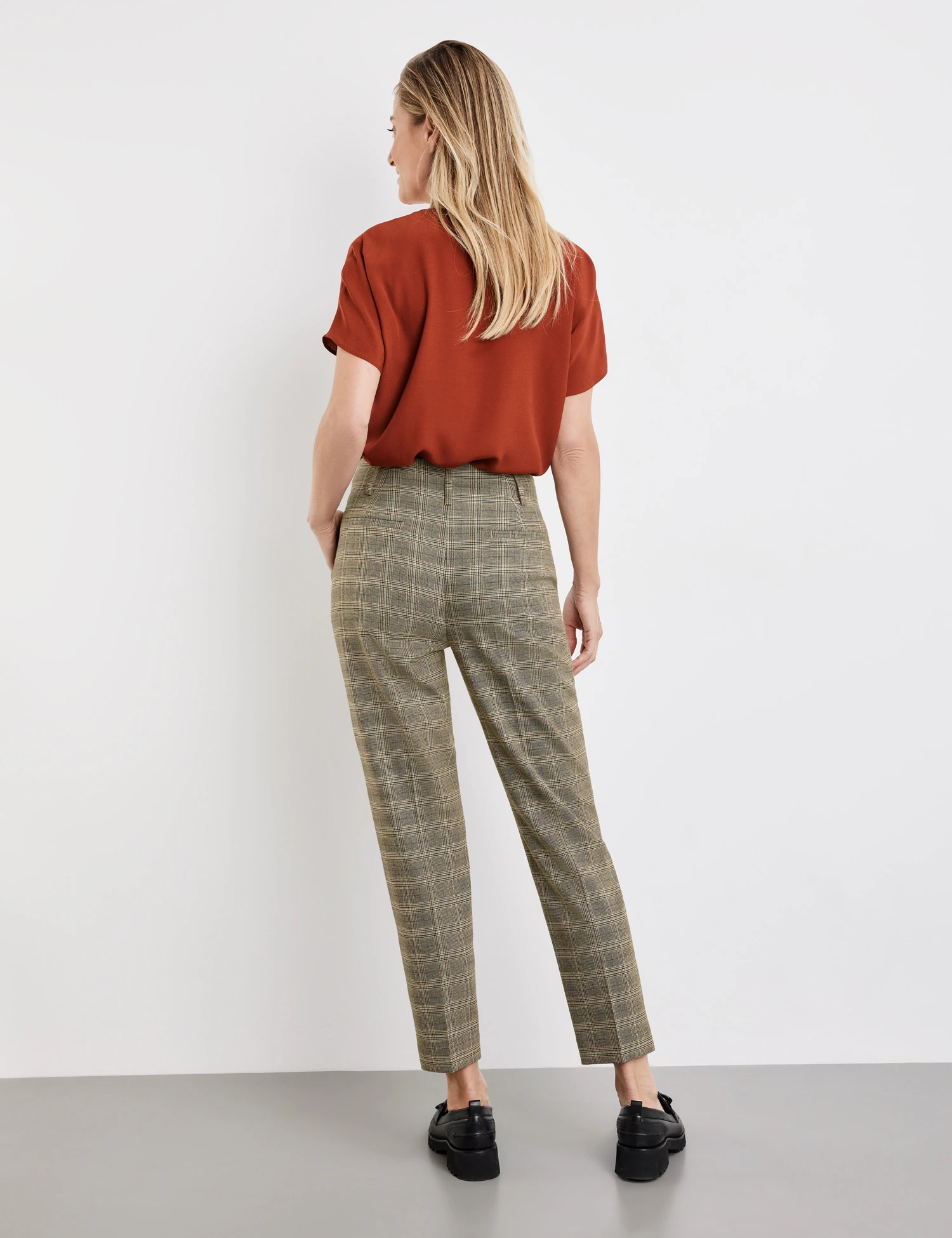 Gerry Weber Fein Karierte 7/8 Hose 8 Gerry Weber Fein Karierte 7/8 Hose – Bild 6