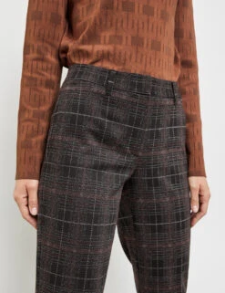 Gerry Weber Fein Karierte 7/8 Hose Citystyle 12 Gerry Weber Fein Karierte 7/8 Hose Citystyle -Gerry Weber Verkäufe fein karierte 78 hose citystyle 100