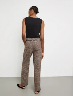 Gerry Weber Fein Karierte Hose Wide Leg -Gerry Weber Verkäufe fein karierte hose wide leg 104