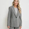 Gerry Weber Fein Karierter Blazer Mit Klassischem Schnitt -Gerry Weber Verkäufe fein karierter blazer mit klassischem schnitt 110