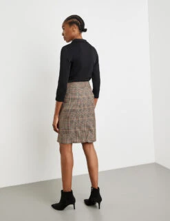 Gerry Weber Fein Karierter Bleistiftrock Mit Stretchkomfort -Gerry Weber Verkäufe fein karierter bleistiftrock mit stretchkomfort 104