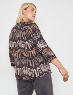 Fein Schimmernde 3/4 Arm Bluse -Gerry Weber Verkäufe fein schimmernde 34 arm bluse 104