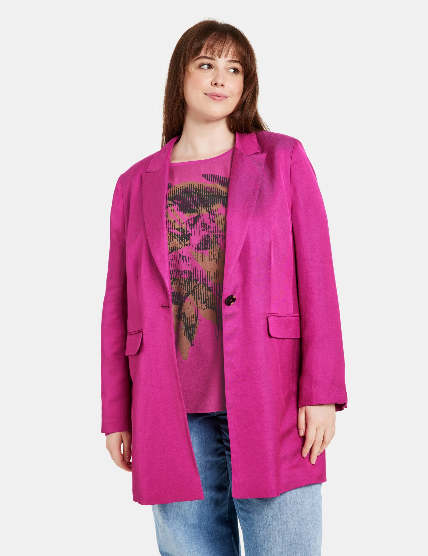 Fein Schimmernder Longblazer 9 Fein Schimmernder Longblazer – Bild 7