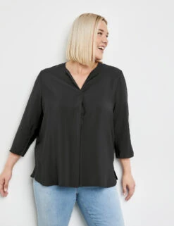 Feine 3/4 Arm Bluse