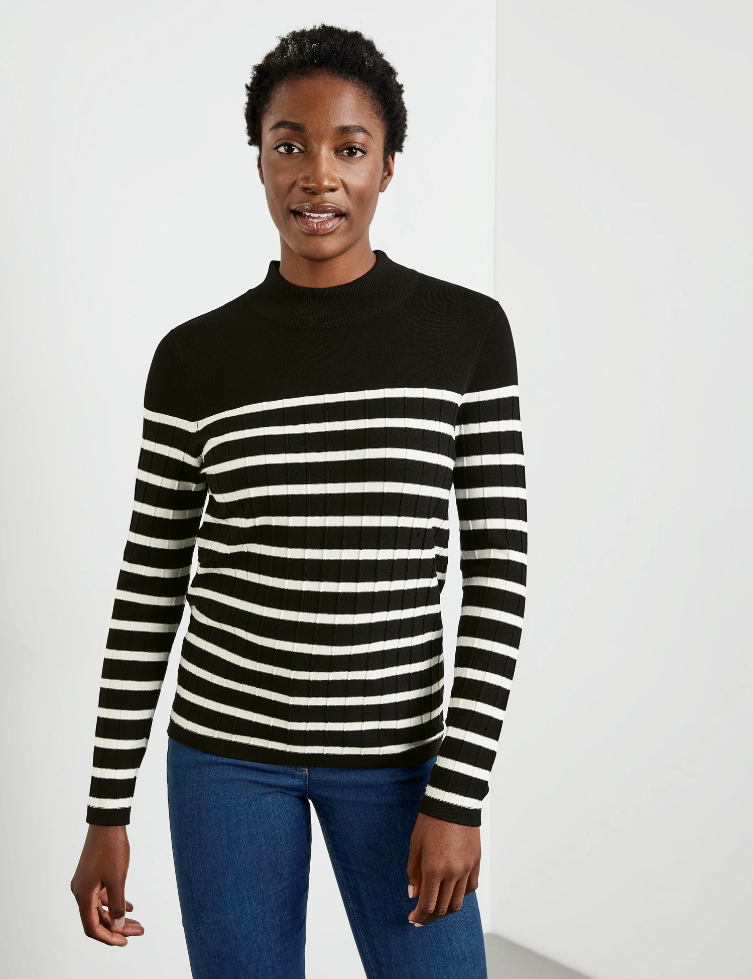 Gerry Weber Feinstrickpullover Mit Längsbiesen 3 Gerry Weber Feinstrickpullover Mit Längsbiesen