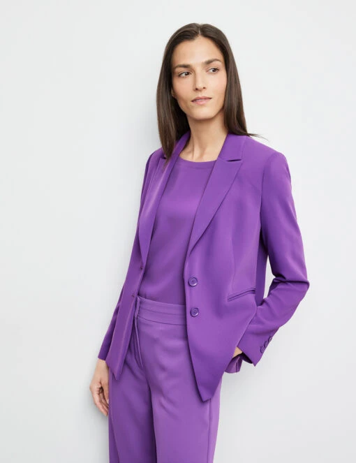 Gerry Weber Femininer Blazer Aus Fließender Qualität -Gerry Weber Verkäufe femininer blazer aus fliessender qualitaet 110