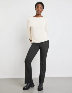 Gerry Weber Flared-Hose Mit Längsbiese Und Stretchanteil