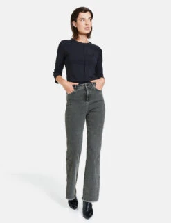 Taifun Flared Jeans Mit Saumschlitzen -Gerry Weber Verkäufe flared jeans mit saumschlitzen 01