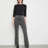 Taifun Flared Jeans Mit Saumschlitzen 1 Taifun Flared Jeans Mit Saumschlitzen -Gerry Weber Verkäufe flared jeans mit saumschlitzen 110