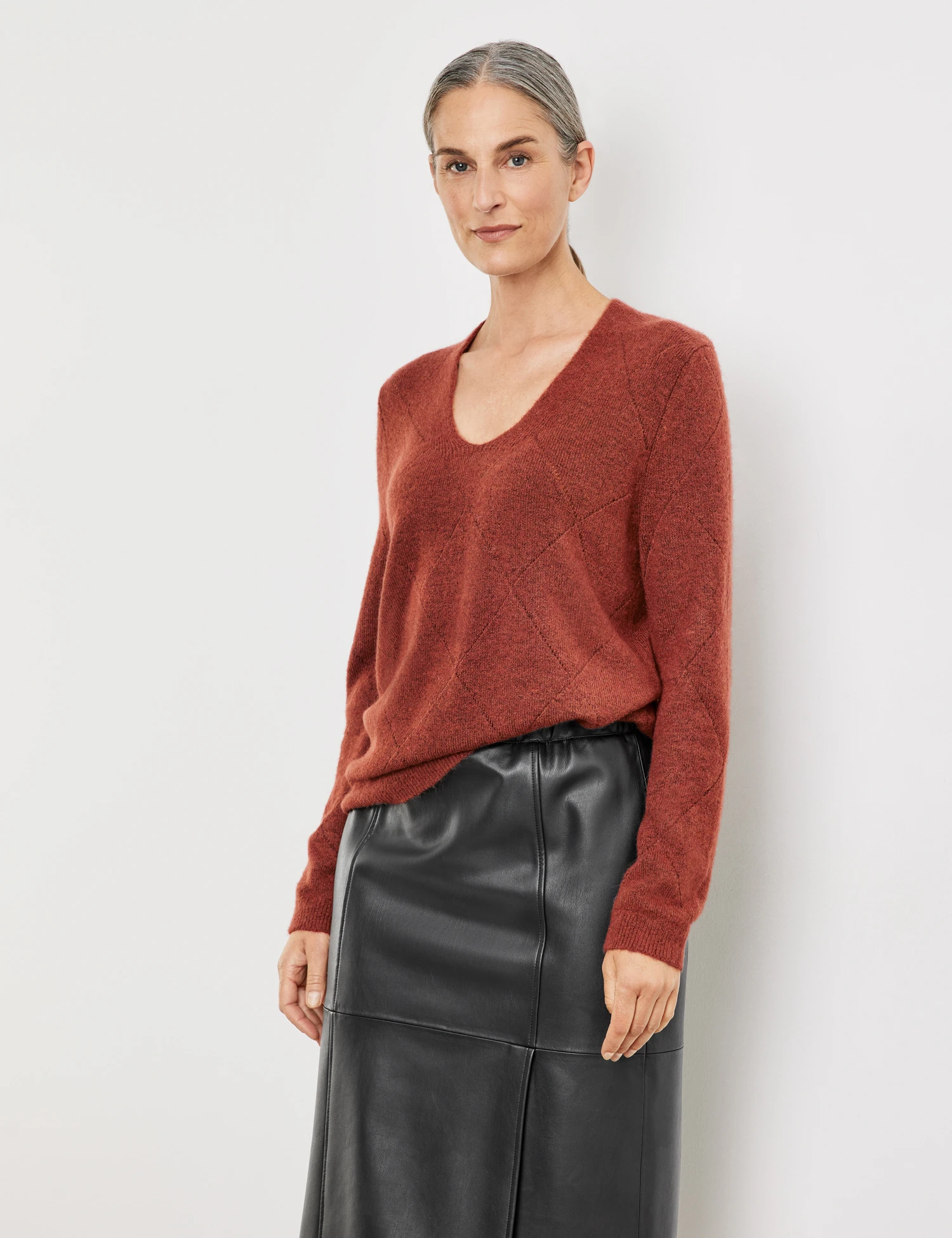 Gerry Weber Flauschiger Pullover Mit Ajour-Details 3 Gerry Weber Flauschiger Pullover Mit Ajour-Details