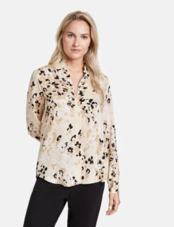 Taifun Fließende Bluse Mit Allover-Dessin -Gerry Weber Verkäufe fliessende bluse mit allover dessin 01