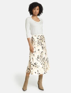 Taifun Fließender A-Linien-Rock Mit Elastischem Bund 13 Taifun Fließender A-Linien-Rock Mit Elastischem Bund -Gerry Weber Verkäufe fliessender a linien rock mit elastischem bund 01